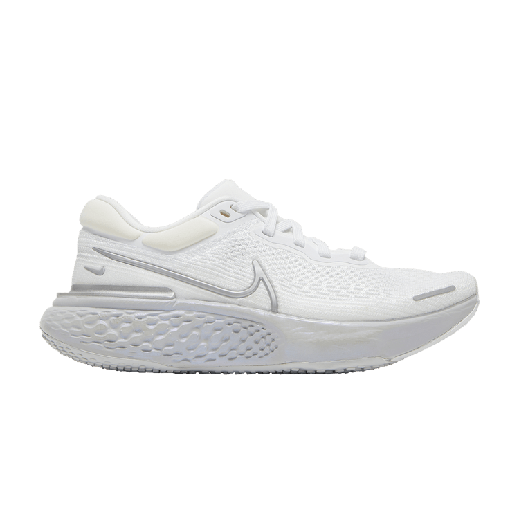 Nike Wmns ZoomX Invincible Run Flyknit 'White Metallic Silver'