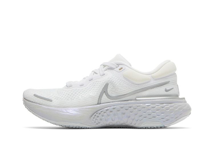 Nike Wmns ZoomX Invincible Run Flyknit 'White Metallic Silver'