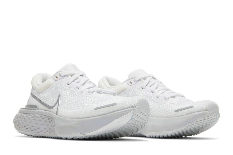 Nike Wmns ZoomX Invincible Run Flyknit 'White Metallic Silver'