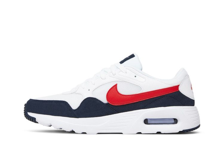 Nike Air Max SC 'White University Red' — White/University Red/Obsidian