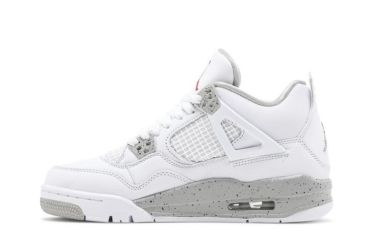 Air Jordan 4 Retro GS 'White Oreo'