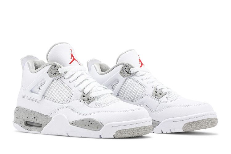 Air Jordan 4 Retro GS 'White Oreo'