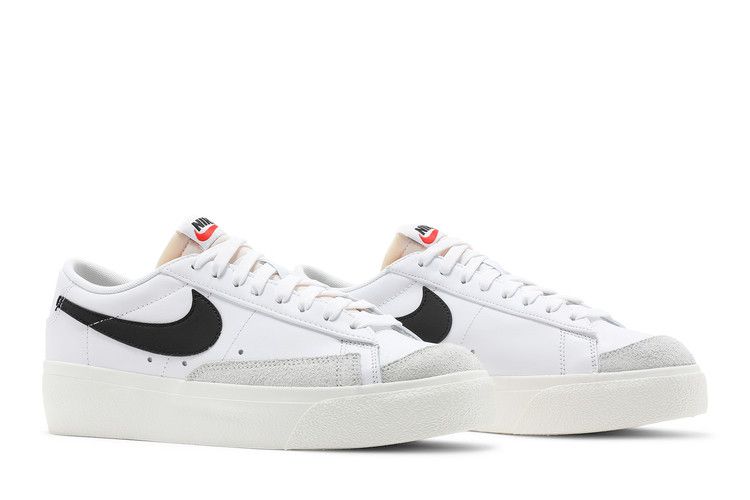 Nike Wmns Blazer Low Platform 'White Black'