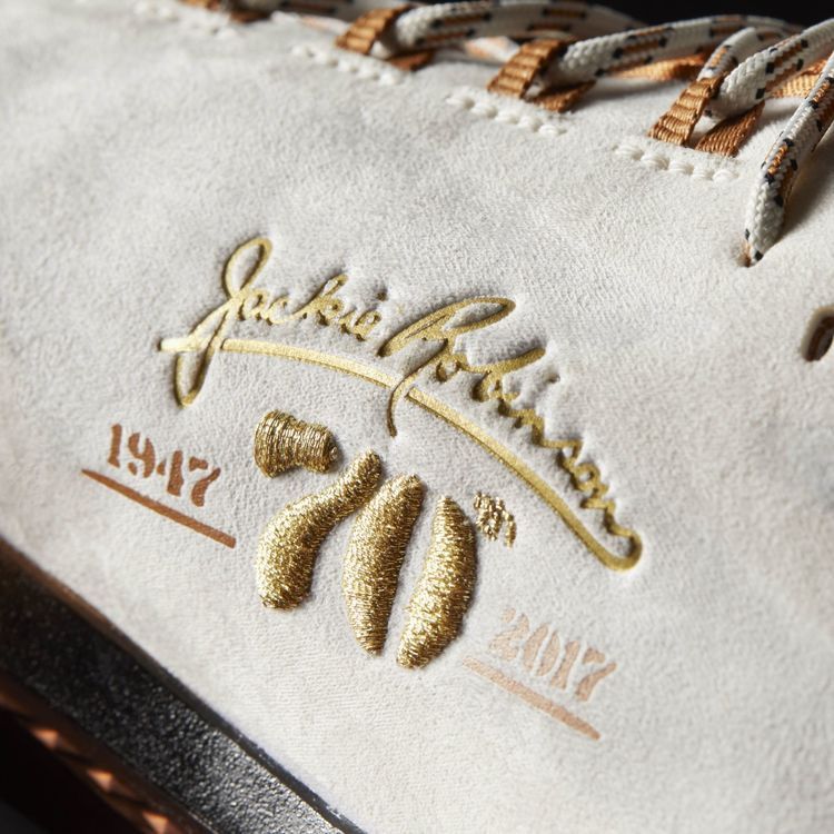 Adidas Adizero Afterburner 4 'Jackie Robinson' — Chalk White/Black