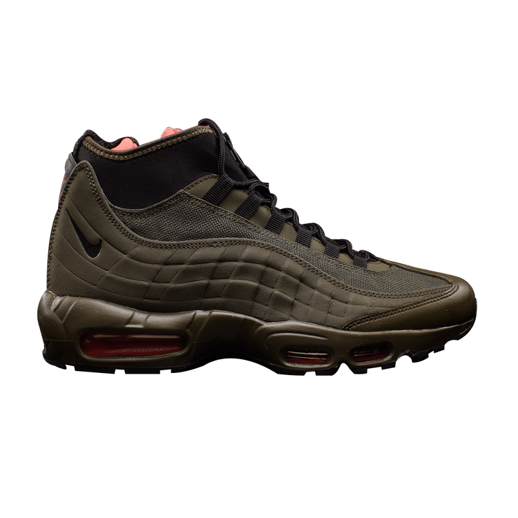 Nike Air Max 95 SneakerBoot 'Dark Loden' — Dark Loden/Cargo Khaki-Bright Crimson-Black