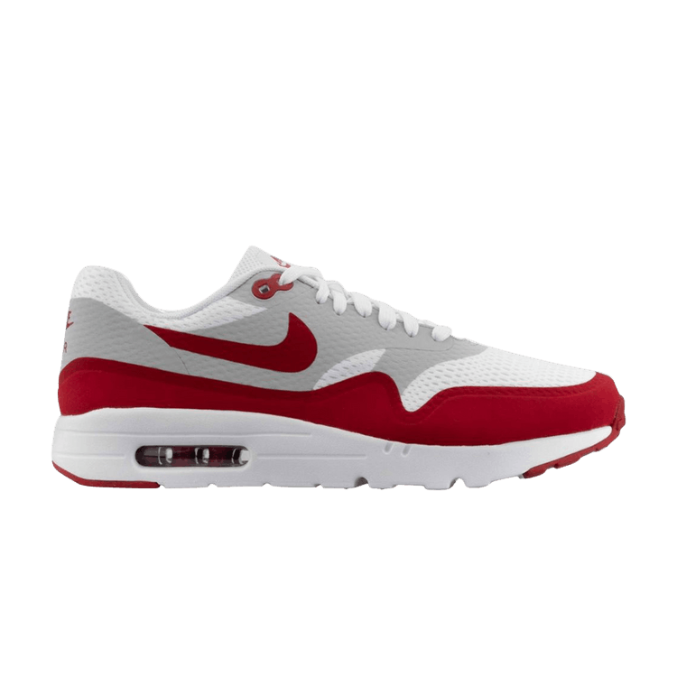 Nike Air Max 1 Ultra Essential 'Varsity Red' — White/Varsity Red/Neutral Grey/White