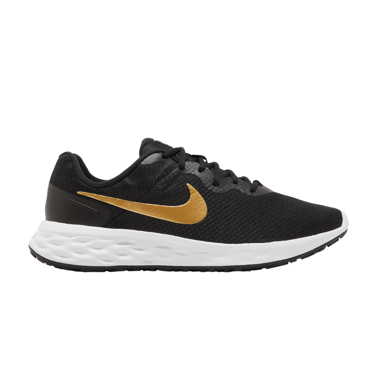Nike Revolution 6 'Black Metallic Gold'