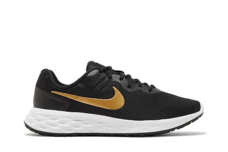 Nike Revolution 6 'Black Metallic Gold'