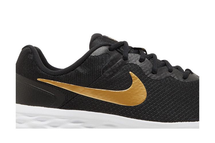 Nike Revolution 6 'Black Metallic Gold'