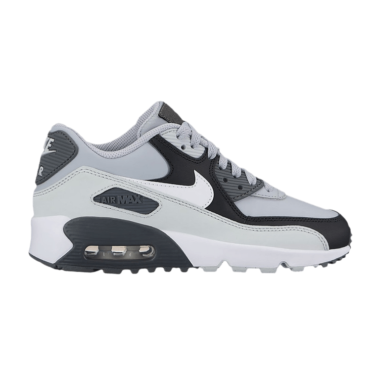 Nike Air Max 90 Leather GS 'Wolf Grey Black'