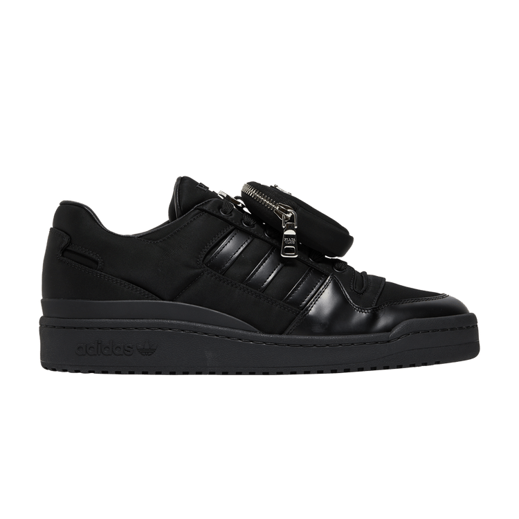 Prada x adidas Forum Low 'Core Black' — Core Black/Core Black/Silver Metallic