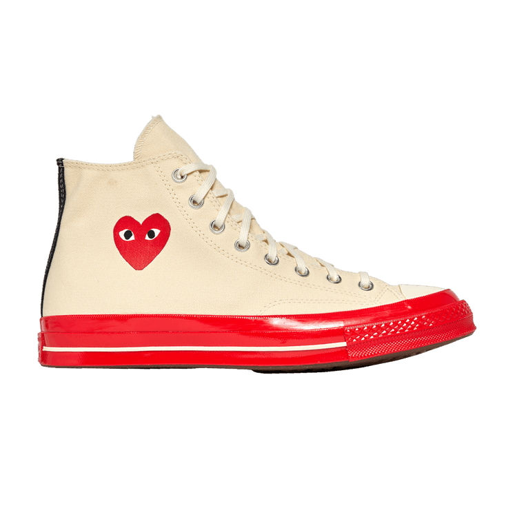 Comme des Garçons Play x Converse Chuck 70 High 'Pristine Red' — Pristine/Red/Egret