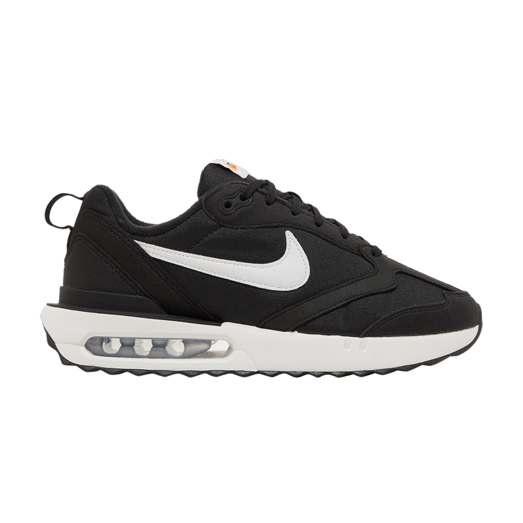 Nike Wmns Air Max Dawn 'Black Summit White' — Black/Metallic Silver/Total Orange/Summit White