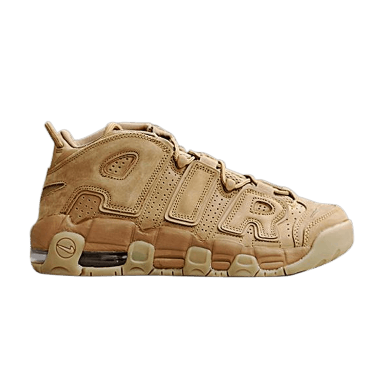 Nike Air More Uptempo GS 'Flax' — Flax/Wheat-Gum Brown