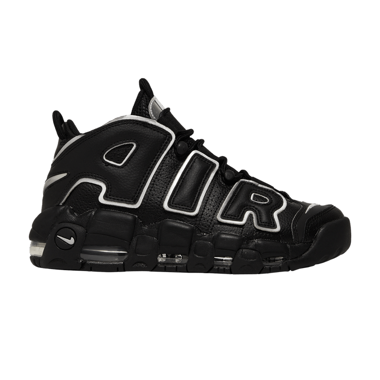 Nike Wmns Air More Uptempo 'Black Metallic Silver' — Black/Metallic Silver