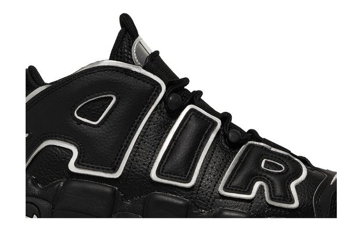 Nike Wmns Air More Uptempo 'Black Metallic Silver' — Black/Metallic Silver