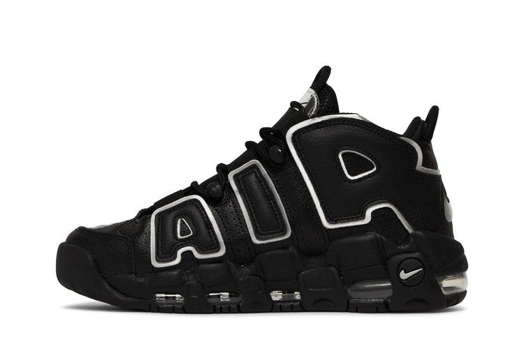 Nike Wmns Air More Uptempo 'Black Metallic Silver' — Black/Metallic Silver