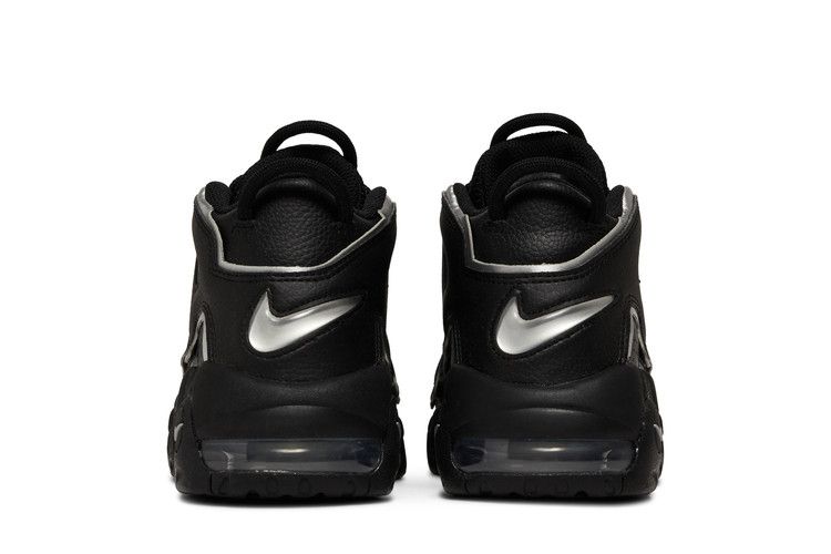 Nike Wmns Air More Uptempo 'Black Metallic Silver' — Black/Metallic Silver