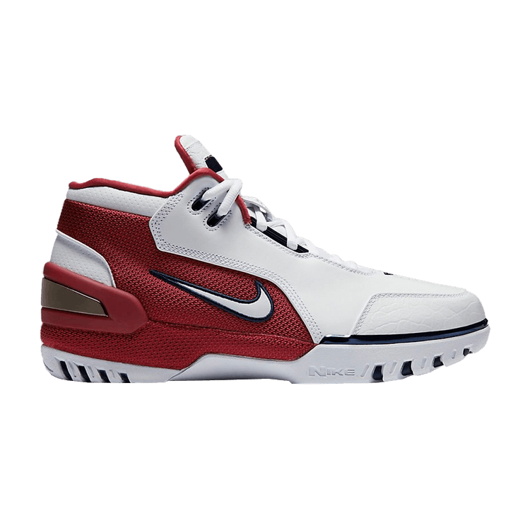 Nike Air Zoom Generation Retro 'First Game' 2017 — White/White-Varsity Crimson-Midnight Navy