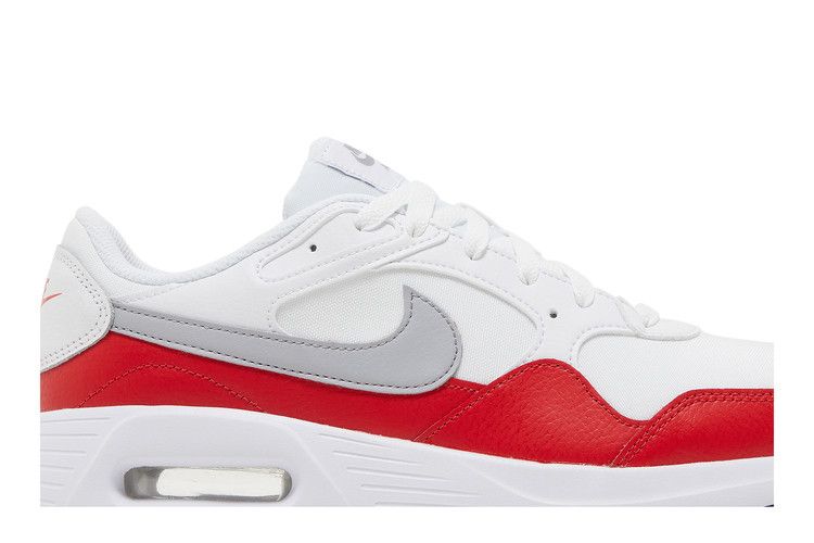 Nike Air Max SC 'White University Red' — White/Wolf Grey/University Red