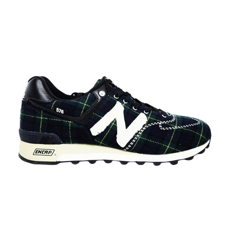 New Balance 576 'Plaid' — Green/Blue
