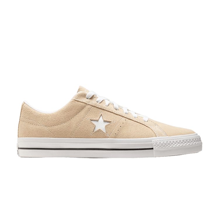 Converse One Star Pro Vintage Suede Low 'Oat Milk' — Oat Milk/White/Black
