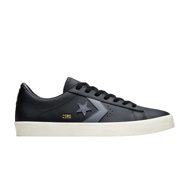 Converse Pro Leather Vulc Pro 'Black Lunar Grey' — Black/Lunar Grey/Egret