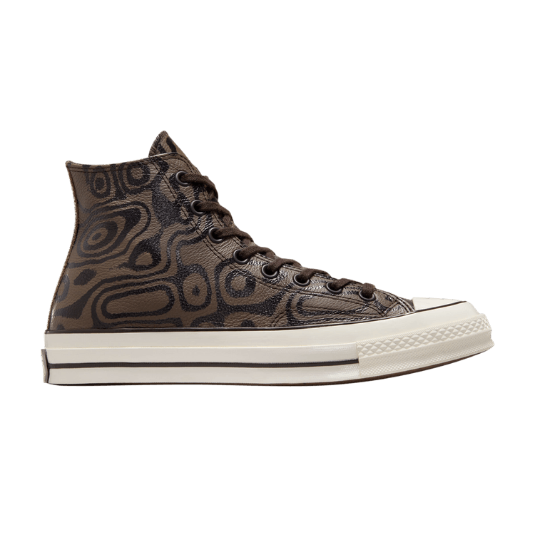Willy Wonka x Converse Chuck 70 High 'Chocolate Swirl' — Brown/Tan/Egret