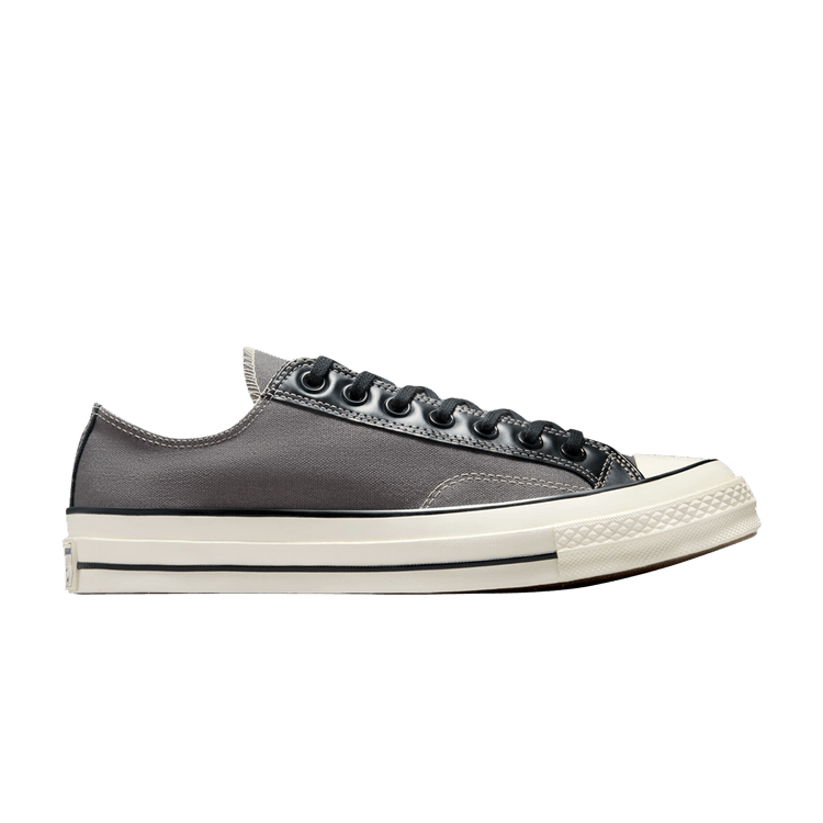 Converse Chuck 70 Low 'Leather Overlays - Sharkskin' — Sharkskin/Shadow Woods/Egret