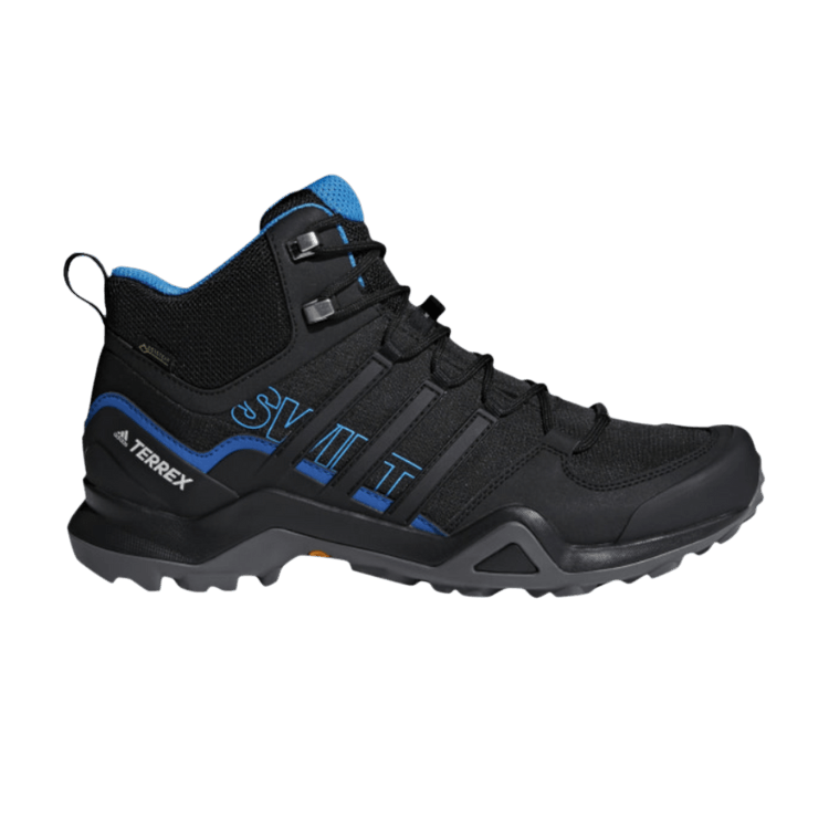 Adidas Terrex Swift R2 Mid GTX 'Black Bright Blue' — Core Black/Core Black/Bright Blue
