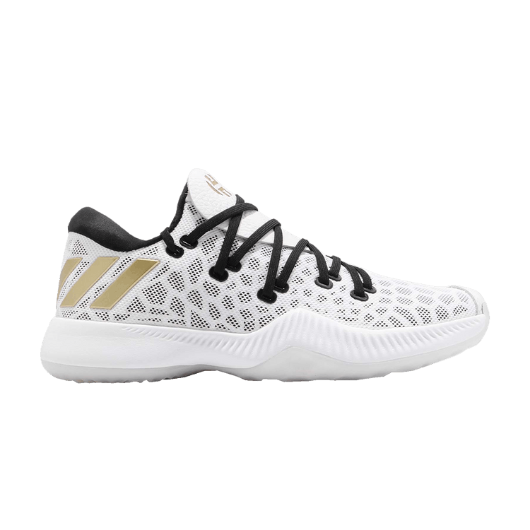 Adidas Harden B/E 'White Black Gold' — Footwear White/Core Black/Gold