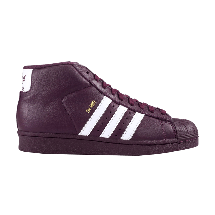 Adidas Pro Model J 'Red Night' — Red Night/Footwear White/Gold Metallic