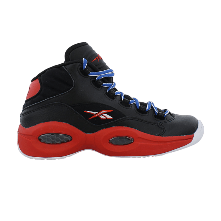 Reebok Questions Mid BG — Black/Red/White