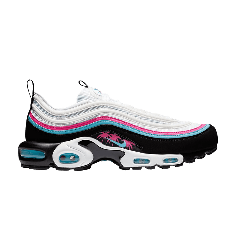 Nike Air Max Plus 97 'Miami' — White/Blue Gale-Black-Laser Fuchsia