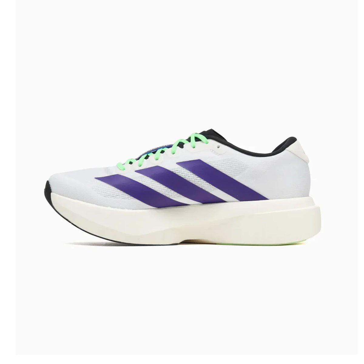 Adidas Adizero Evo SL 'White Collegiate Purple Lime Burst' (2025)