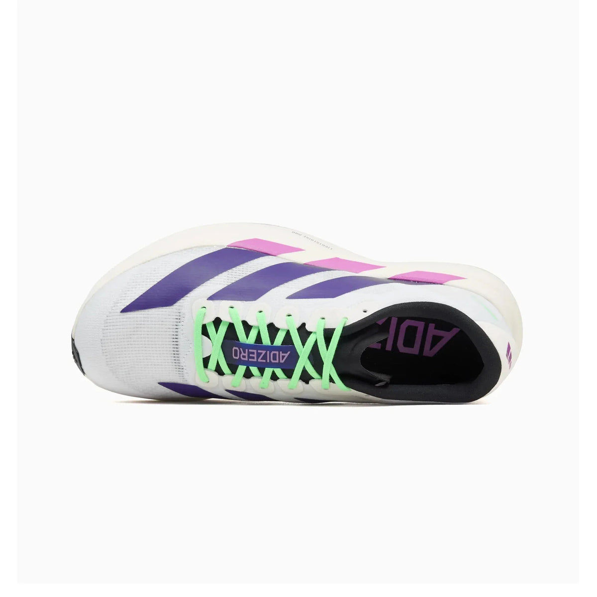 Adidas Adizero Evo SL 'White Collegiate Purple Lime Burst' (2025)