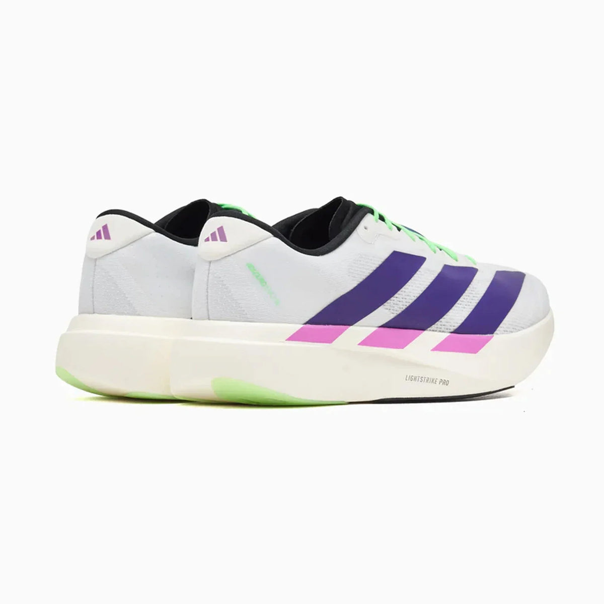 Adidas Adizero Evo SL 'White Collegiate Purple Lime Burst' (2025)