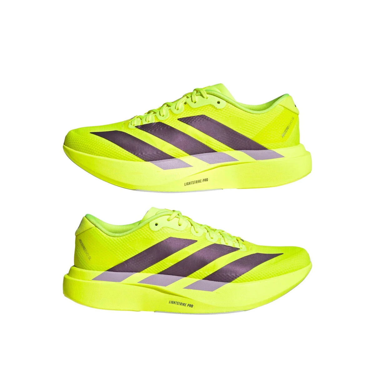 Adidas Adizero Evo SL Woven 'Solar Yellow Aurora Plum' (2025)