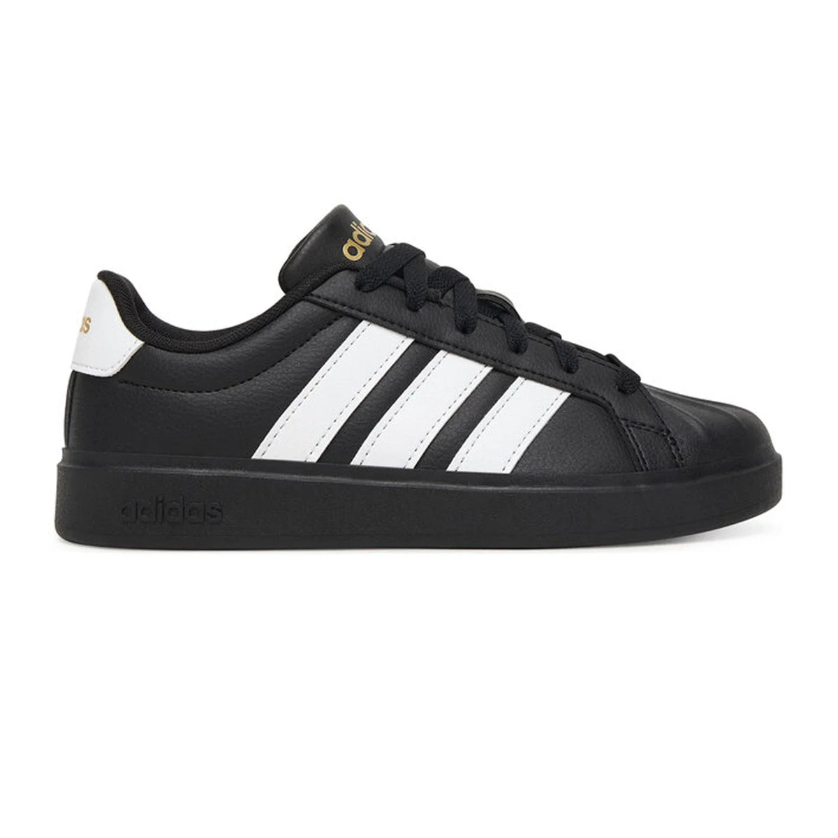 Adidas Streettalk J 'Core Black Footwear White Gold Metallic' (2025)