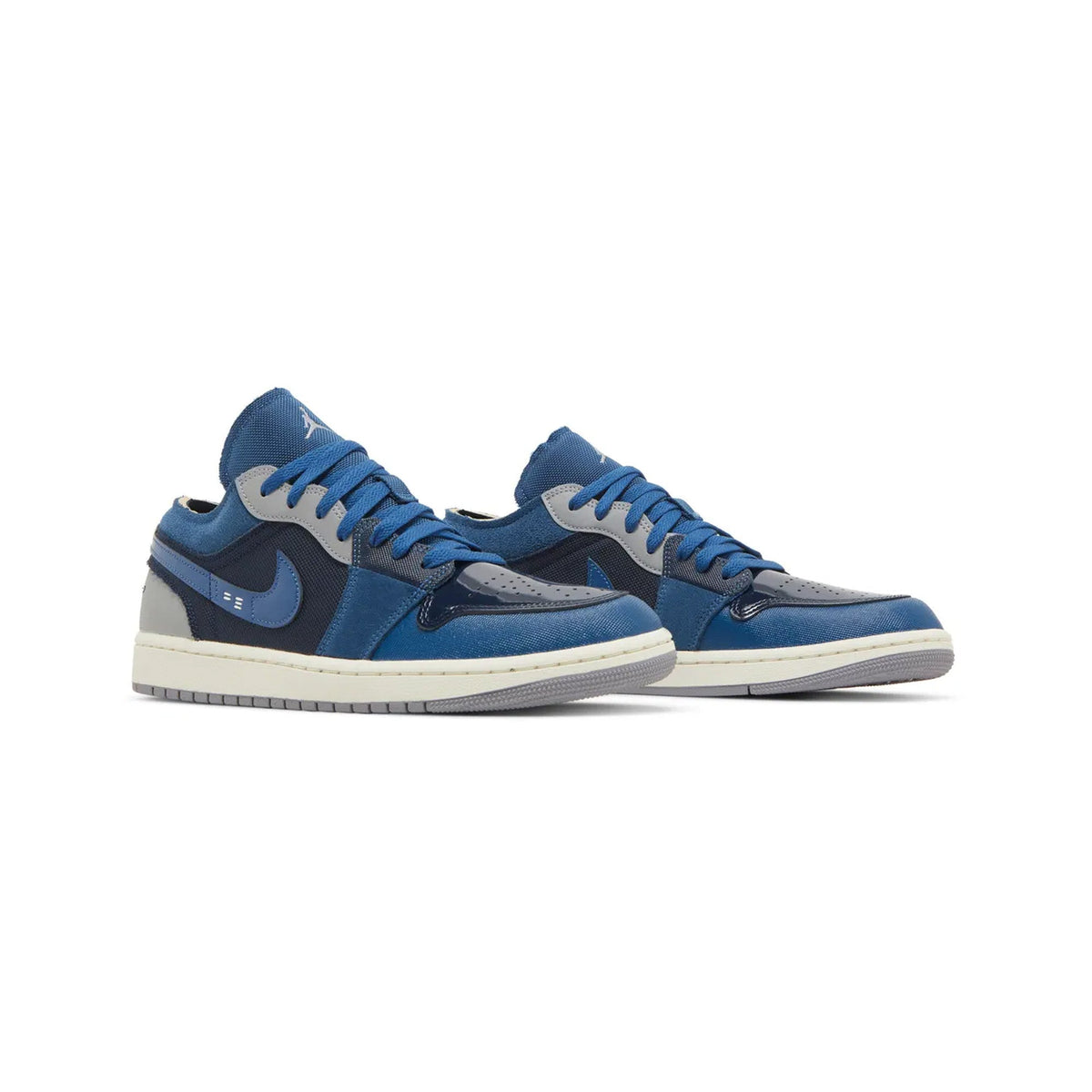 Air Jordan 1 Low SE Craft 'Obsidian French Blue Ashen Slate White' (2023)