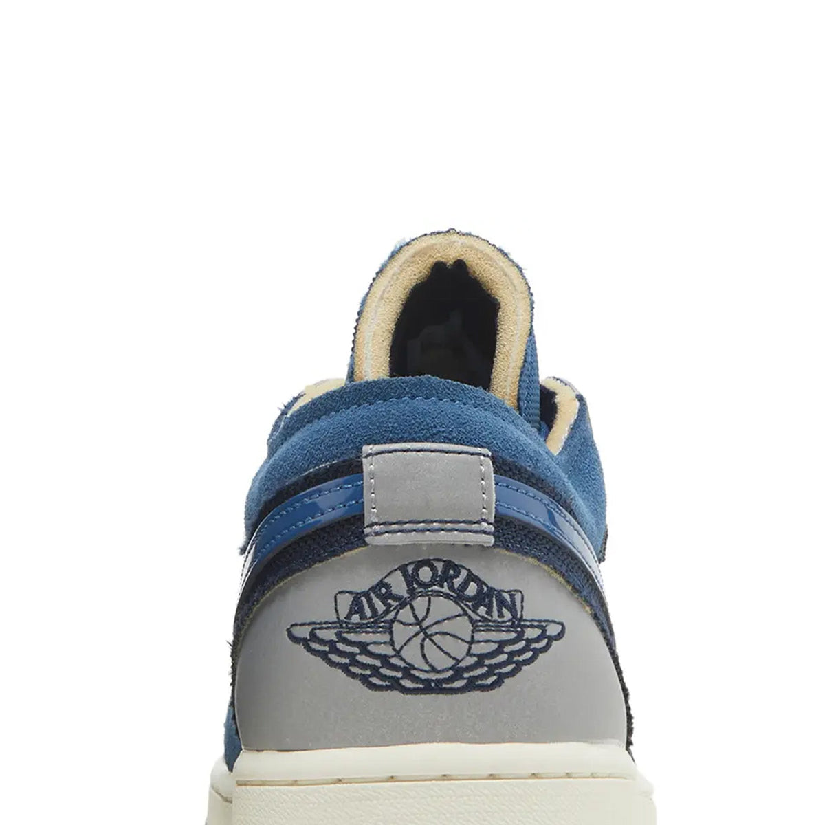 Air Jordan 1 Low SE Craft 'Obsidian French Blue Ashen Slate White' (2023)