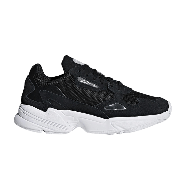 Adidas Wmns Falcon 'Core Black' — Core Black/Core Black/Cloud White