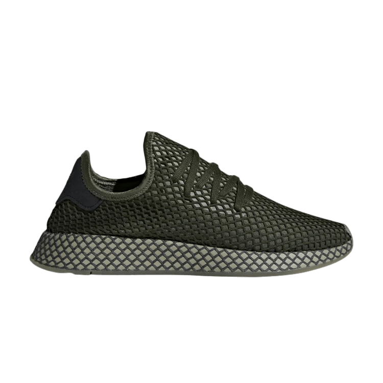 Adidas Deerupt 'Base Green' — Base Green/Base Green/Orange
