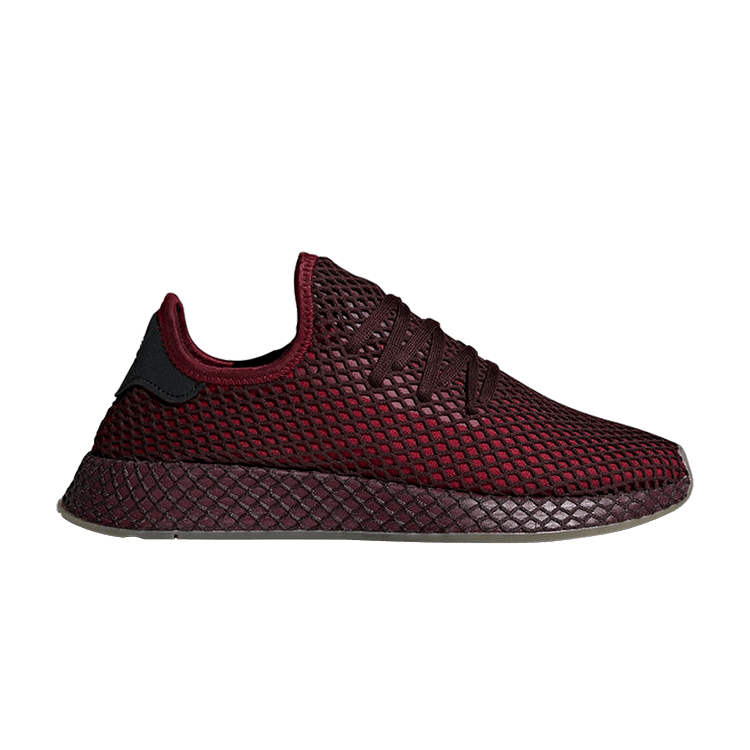 Adidas Deerupt Runner 'Collegiate Burgundy' — Collegiate Burgundy/Collegiate Burgundy/Ash Green