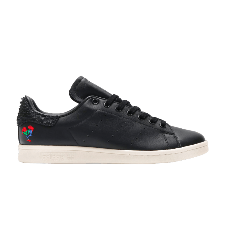 Adidas Stan Smith CNY 'Year of the Rooster' — Core Black/Core Black-Chalk White