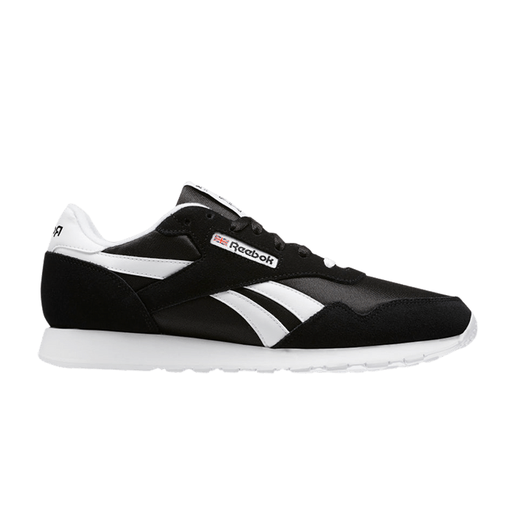 Reebok Royal Nylon 'Black White' — Black/Black/White