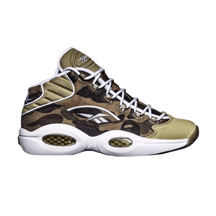 A Bathing Ape x Mita Sneakers x Reebok Question Mid '1st Camo' — Bape-Camo/White/Cool Grey/Black