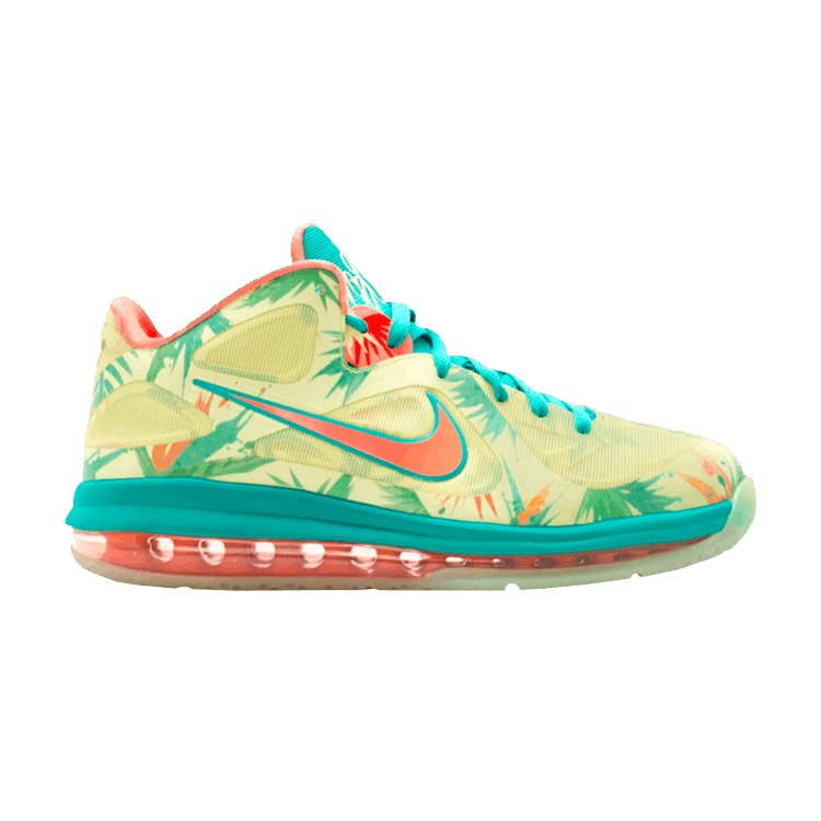 Nike LeBron 9 Low 'LeBronold Palmer' Sample — Yellw-Teal-Floridian