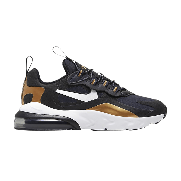 Nike Air Max 270 React PS 'Metallic Gold' — Anthracite/Black/Metallic Gold/White