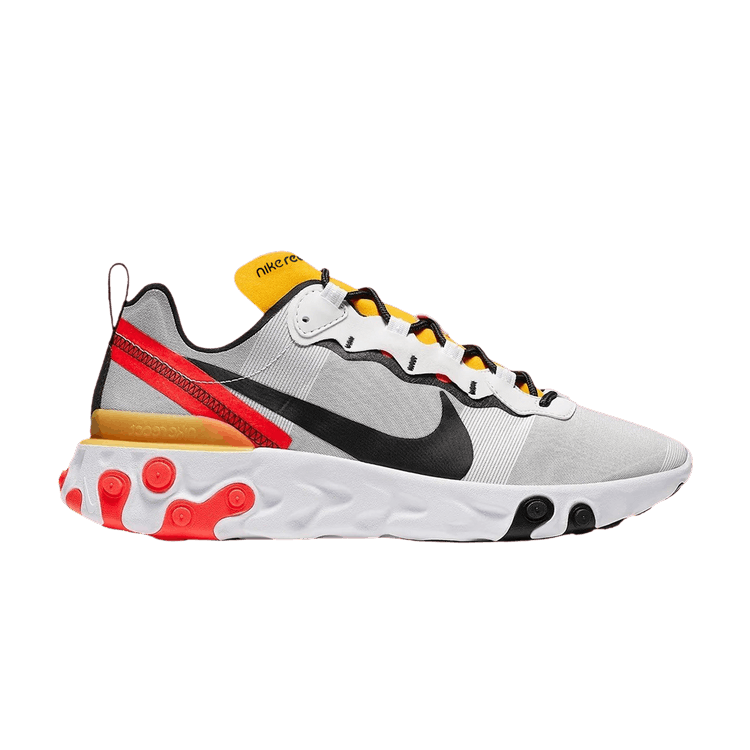 Nike React Element 55 'Tour Yellow' — White/Black/Tour Yellow/Bright Crimson